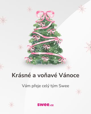 Krásné a voňavé Vánoce od swee.cz 🎄 Přejeme Vám Vánoce plné klidu, radosti a drobných okamžiků, které dělají dny...